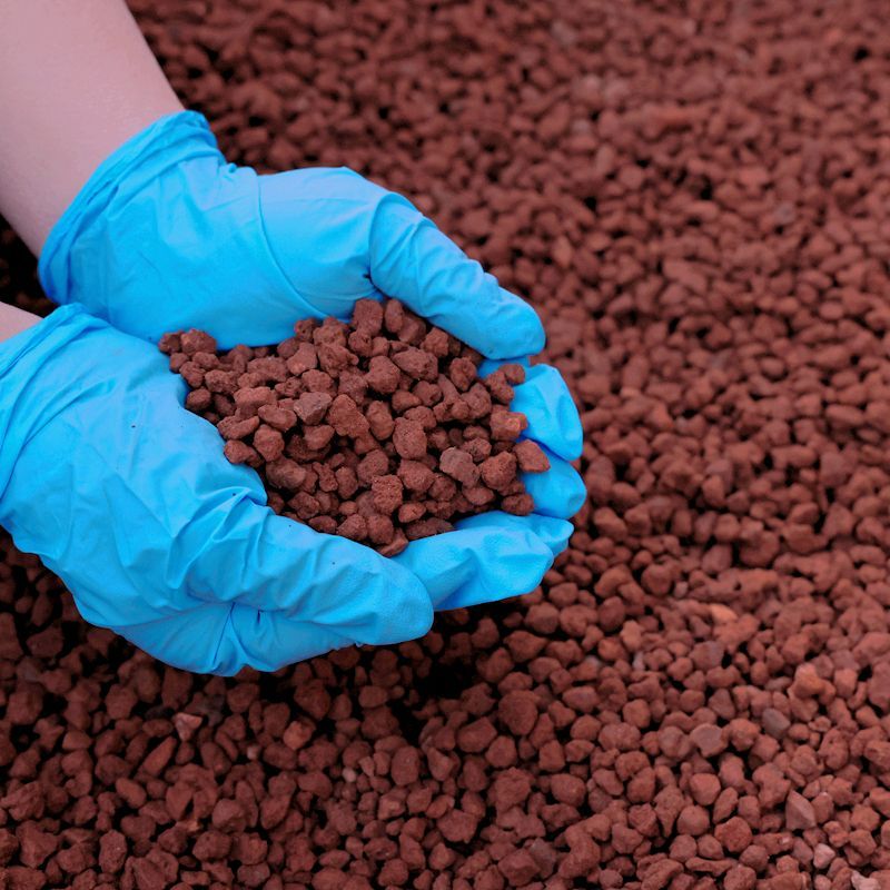 Fish Tank Filter Aquarium - 1kg 화산암 어항 바닥재 영양토 입자,