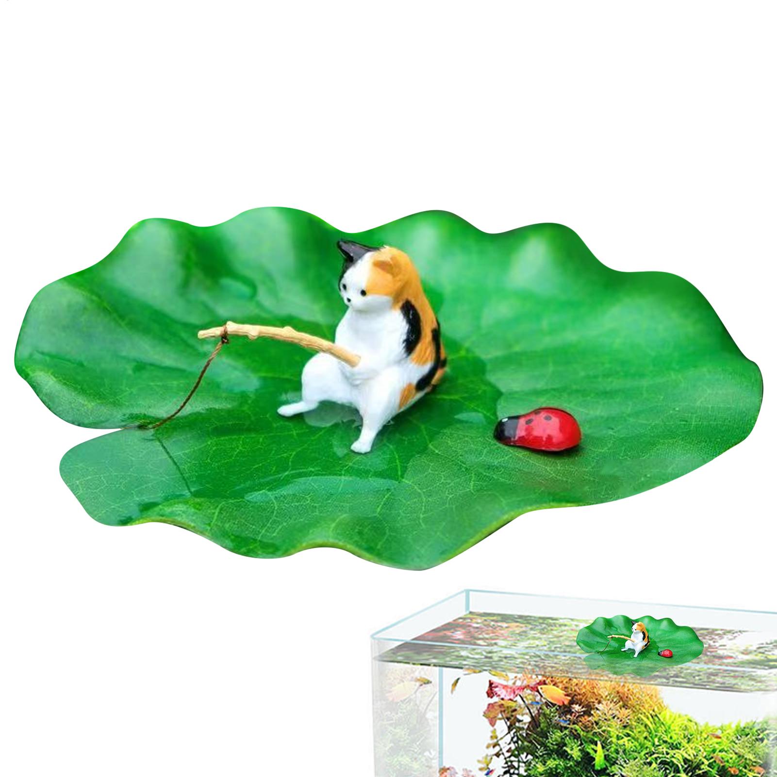 Aquarium Fish For Beginners - 수족관 장식품 플로팅 캣 낚시 수족관