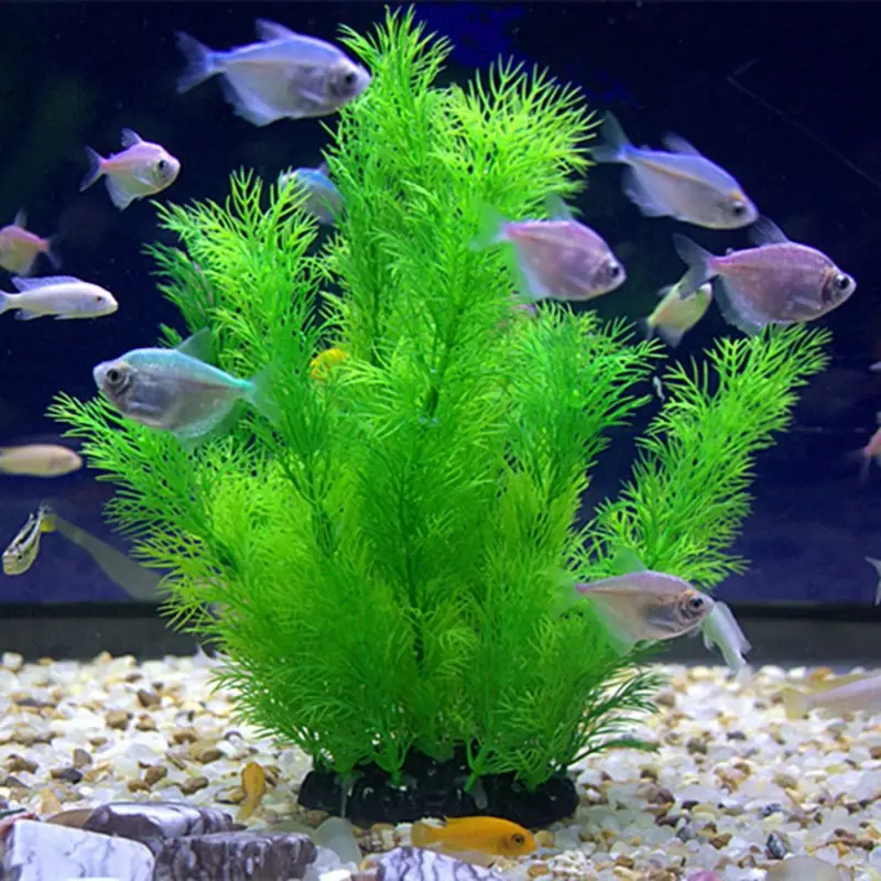 Aquarium Fish Artificial - 인공 수족관 장식 식물 수중 물
