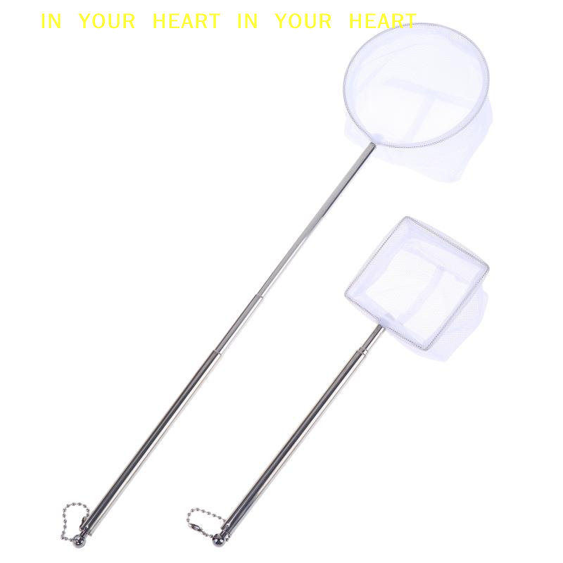 Aquarium Fish Net Small - 【X】3D 텔레스코픽 수족관 물고기 그물망 스테인레스