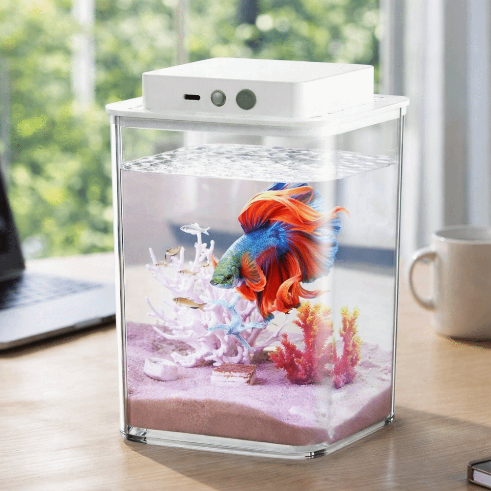Aquarium Fish Betta - 투명 베타 물고기 어항 지능형 감지