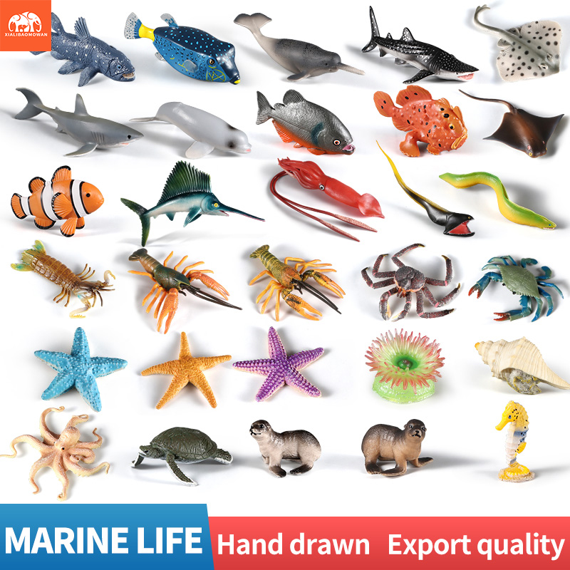 Aquarium Fish For Beginners - 해양 생물 액션 피규어 세트 -