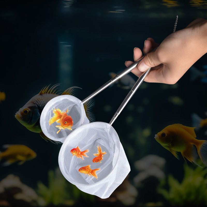 (BF06) 수족관 물고기 낚시 그물 스테인레스 스틸  - Aquarium Fish Net Small 리뷰 및 가격