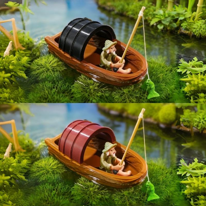 핫세일 - 수족관 연못 어항용 미니 플로팅 보트 어부  - Aquarium Fish For Sale 리뷰 및 가격