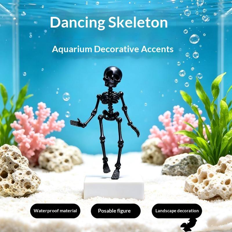 핫세일 3D 프린팅 댄싱 스켈레톤 아쿠아리움 버블러 에 - Aquarium Fish For Sale 리뷰 및 가격
