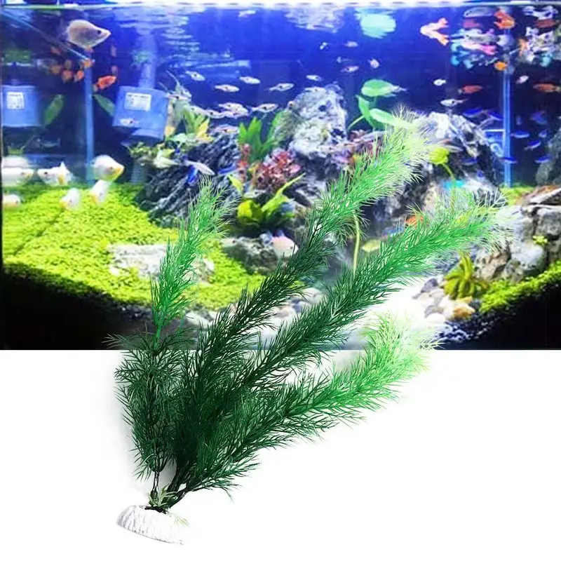 인공 수족관 장식 식물 수중 물 잔디 수족관 장식을위한 - Aquarium Fish Artificial 리뷰 및 가격
