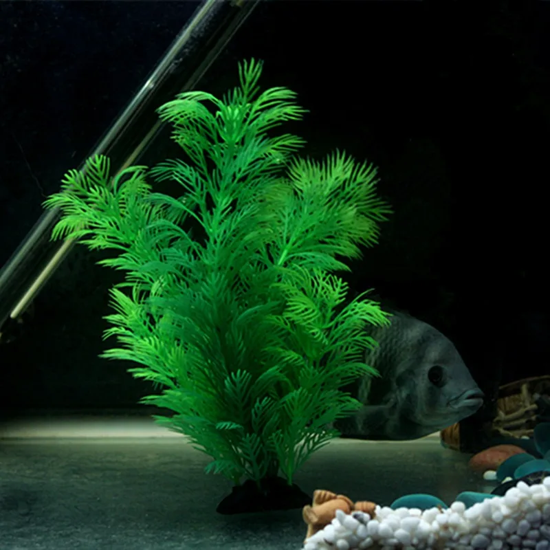 인공 수족관 장식 식물 수중 물 잔디 수족관 장식을위한 - Aquarium Fish Artificial 리뷰 및 가격