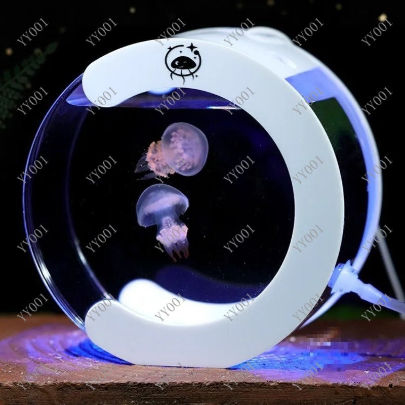 데스크탑 순환식 해파리 수족관 탱크 간편 소형 애완동물 - Aquarium Fish Artificial 리뷰 및 가격