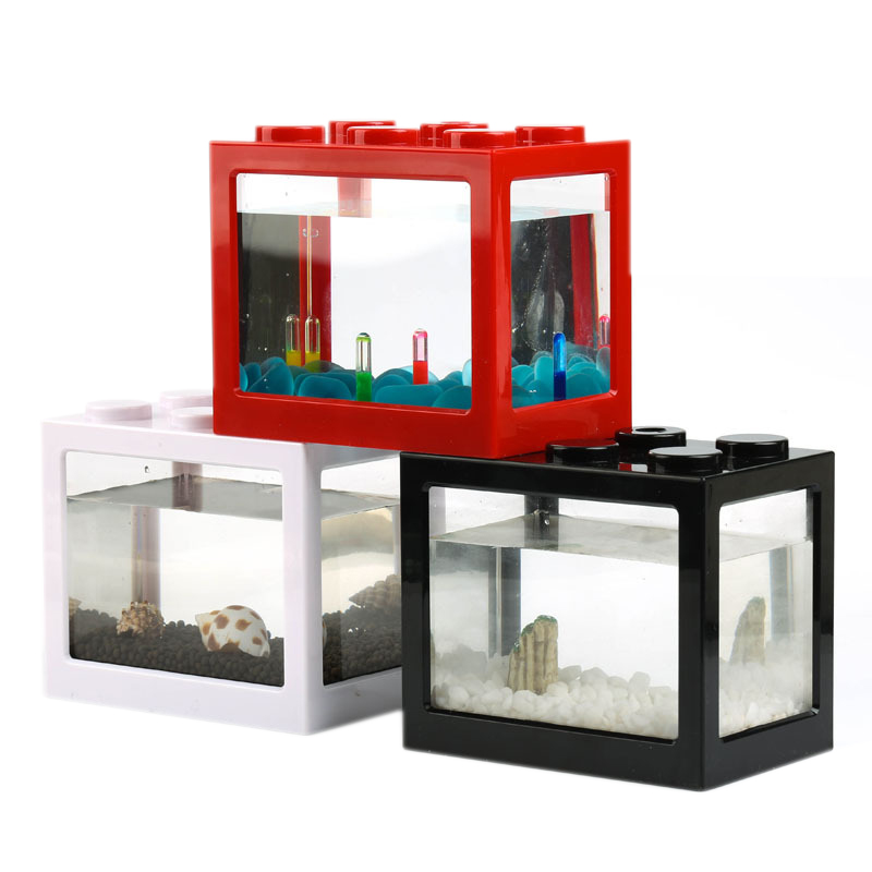 7색 미니 어항 베타 물고기 사육통 창의적인 조합 가능 - Aquarium Fish Betta 리뷰 및 가격