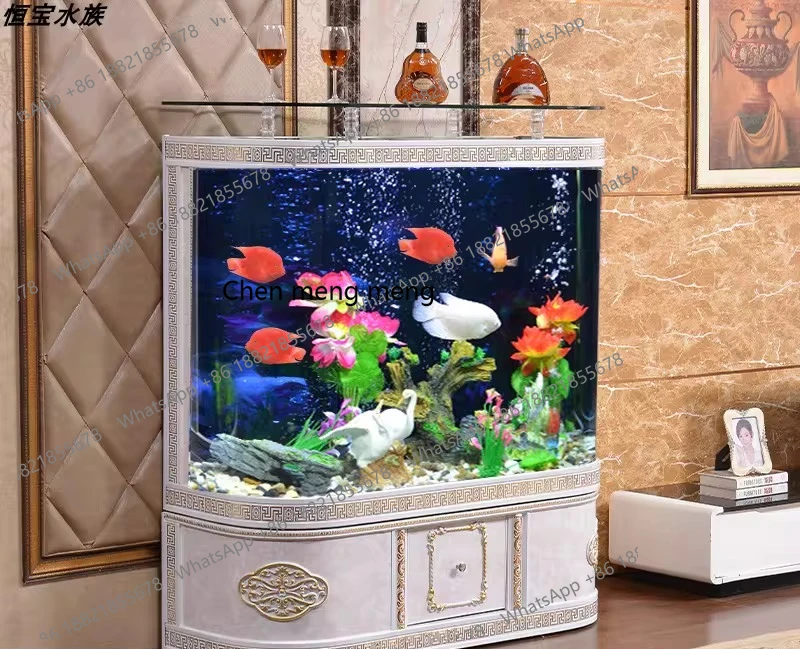 유럽풍 라이트 럭셔리 심플 모던 곡선형 어항, 거실용  - Aquarium Fish For Sale 리뷰 및 가격