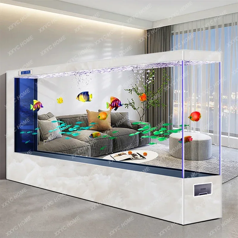 WWSuper 대형 천장까지 닿는 어항 거실 회사 호텔 - Live Fish Aquarium 리뷰 및 가격