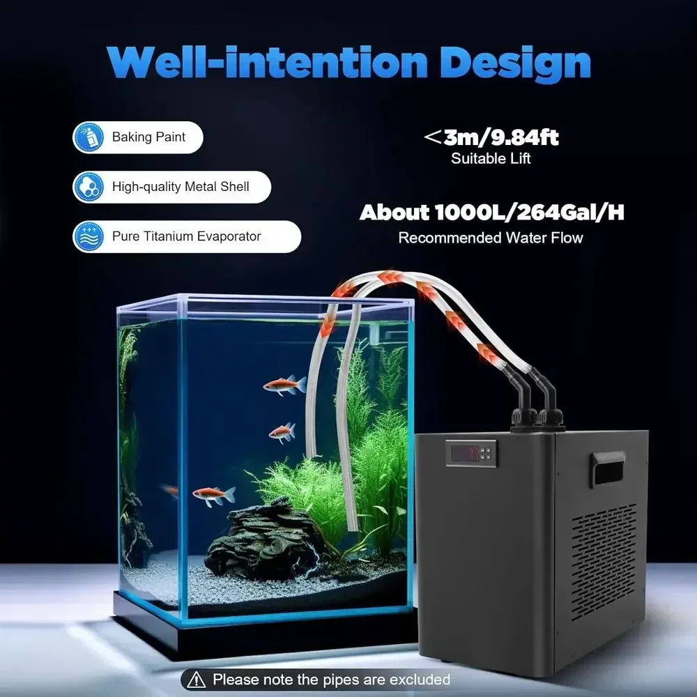 110V 공냉식 수족관 냉각기, 160L/42Gal 용 - Aquarium Fish Market 리뷰 및 가격