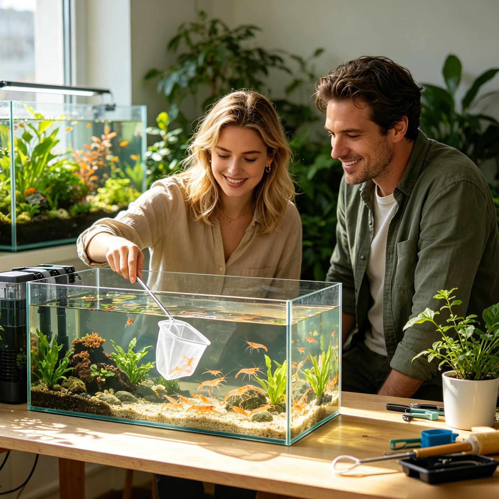 2pcs 작은 물고기 그물망 텔레스코픽 핸들 스테인레스 - Aquarium Fish Net Small 리뷰 및 가격