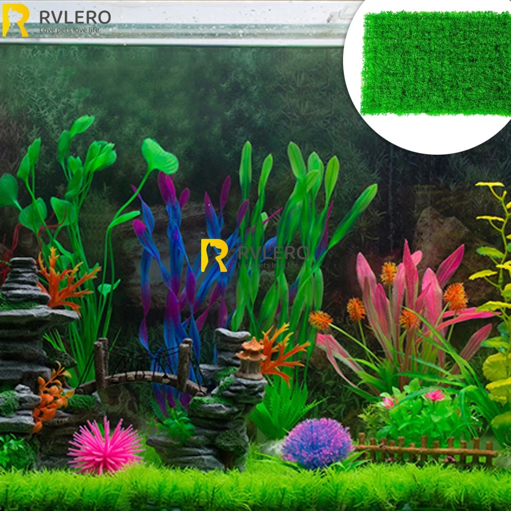 인공 잔디 잔디 수족관 어항 장식, 부드러운 고밀도 접 - Aquarium Fish Artificial 리뷰 및 가격